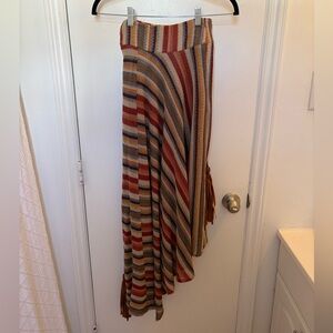 Dixie Multicolor Striped Skirt